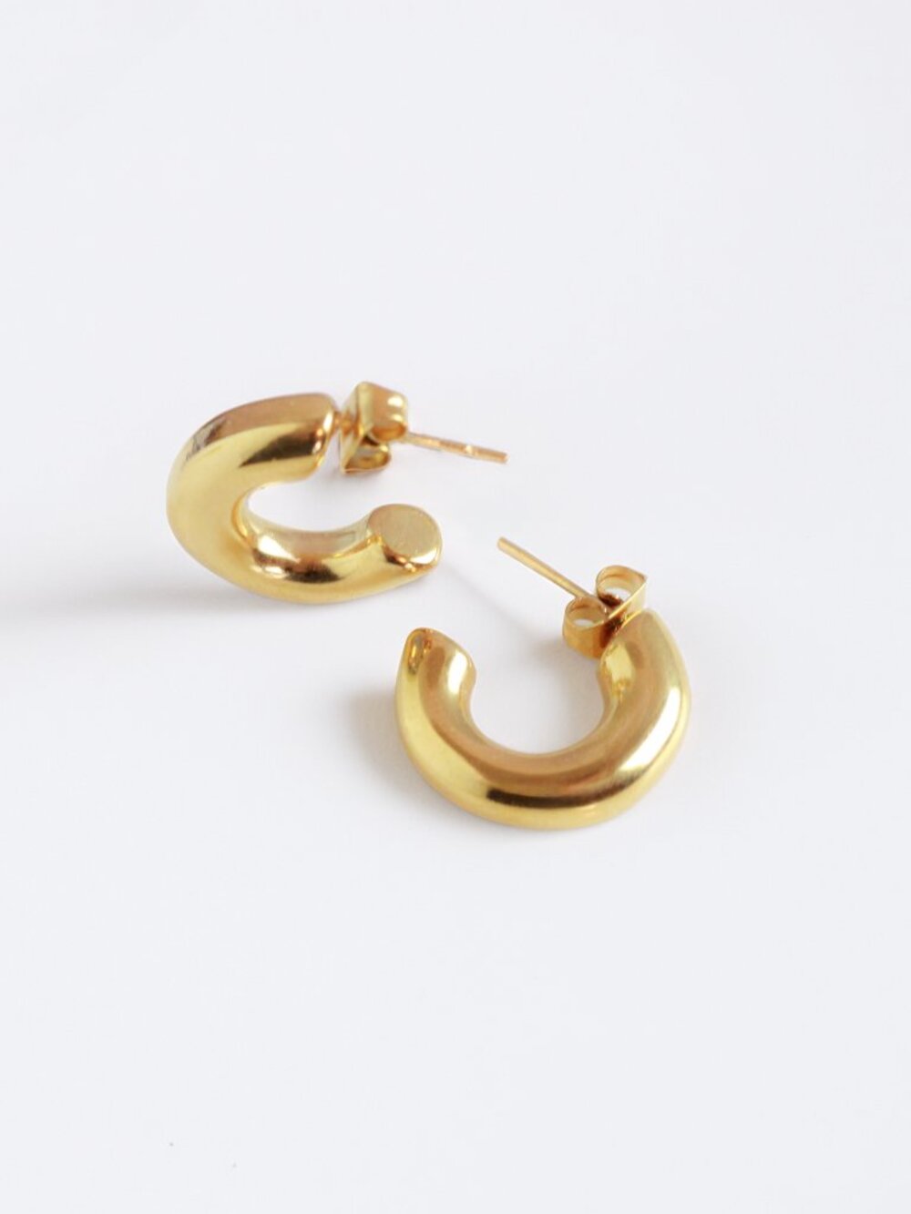 Mini Hoop Stud Earrings
